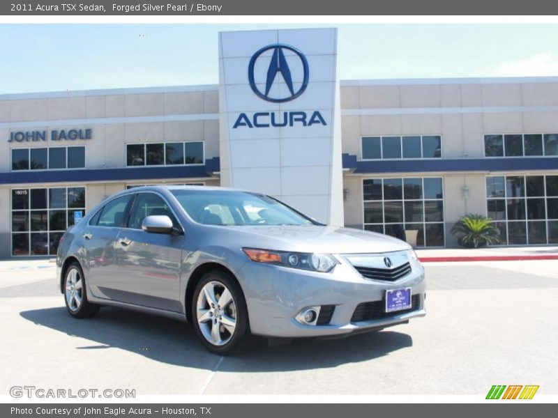 Forged Silver Pearl / Ebony 2011 Acura TSX Sedan