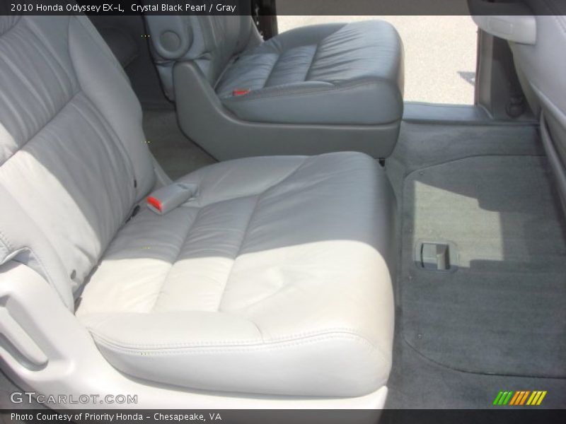 Crystal Black Pearl / Gray 2010 Honda Odyssey EX-L