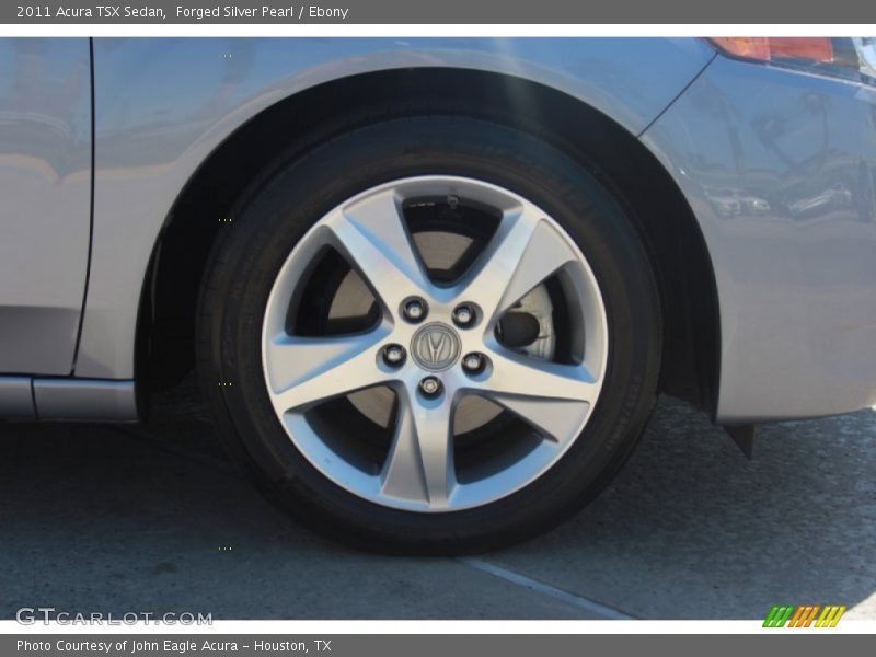 Forged Silver Pearl / Ebony 2011 Acura TSX Sedan