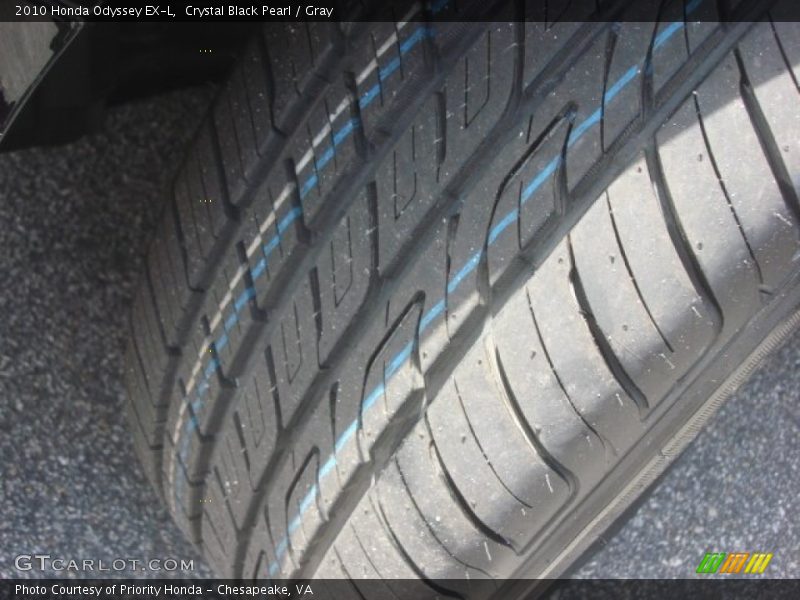 Crystal Black Pearl / Gray 2010 Honda Odyssey EX-L
