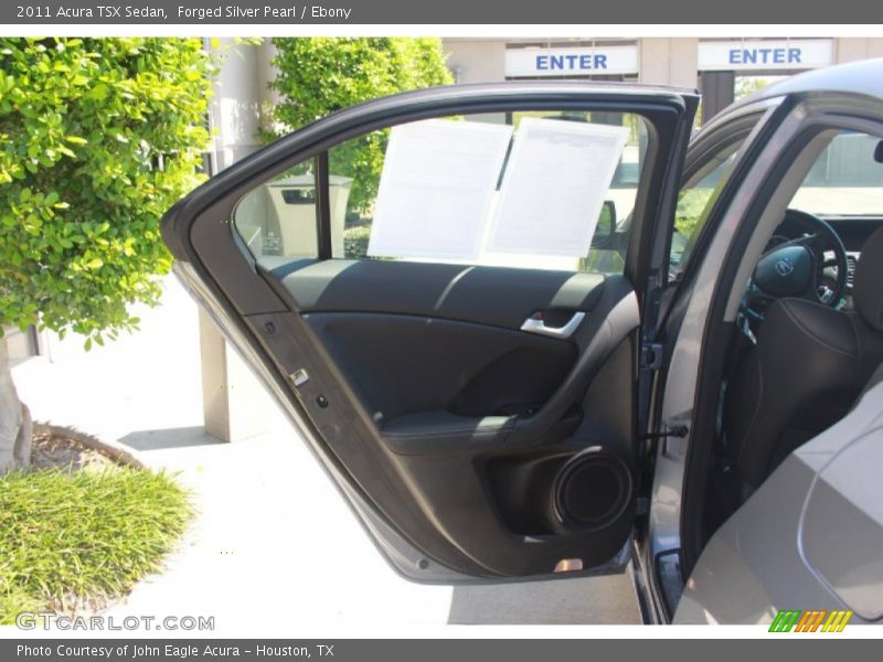 Forged Silver Pearl / Ebony 2011 Acura TSX Sedan