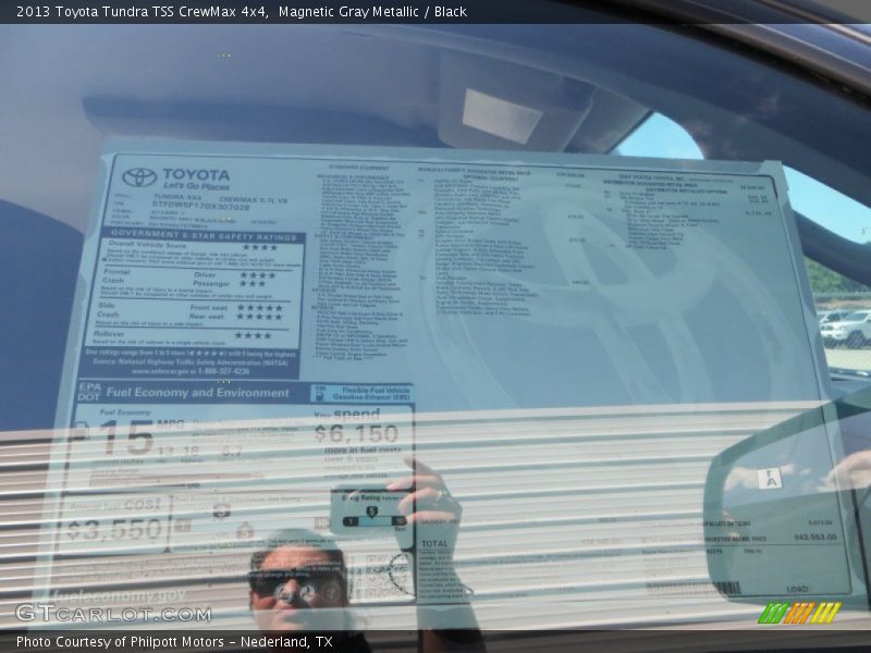 Magnetic Gray Metallic / Black 2013 Toyota Tundra TSS CrewMax 4x4