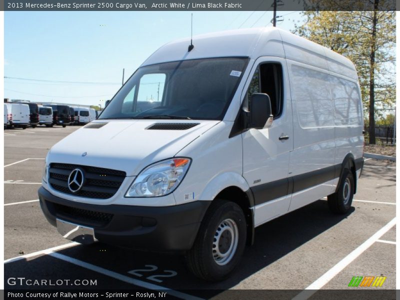 Arctic White / Lima Black Fabric 2013 Mercedes-Benz Sprinter 2500 Cargo Van