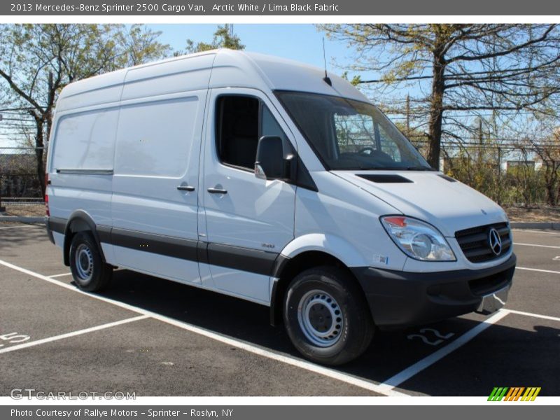 Arctic White / Lima Black Fabric 2013 Mercedes-Benz Sprinter 2500 Cargo Van