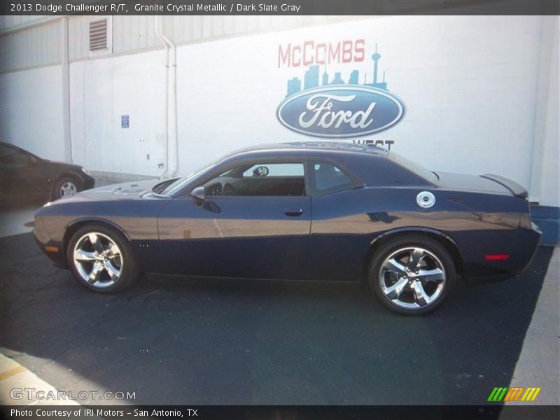Granite Crystal Metallic / Dark Slate Gray 2013 Dodge Challenger R/T