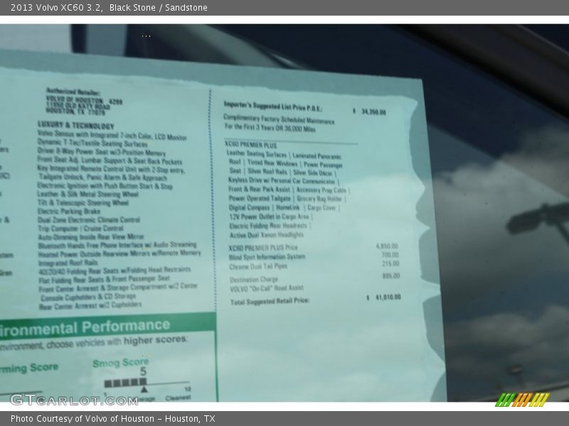 Black Stone / Sandstone 2013 Volvo XC60 3.2