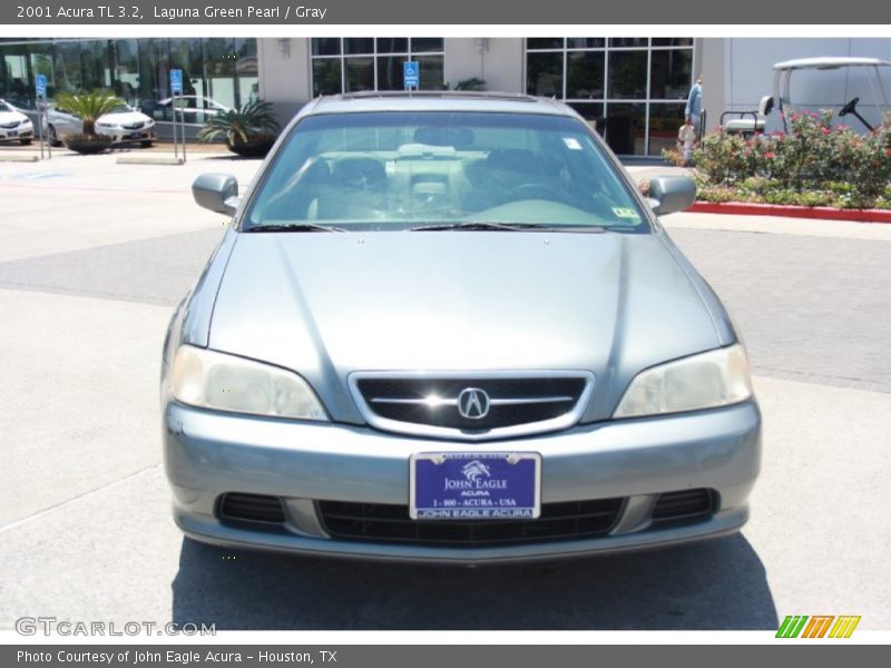 Laguna Green Pearl / Gray 2001 Acura TL 3.2