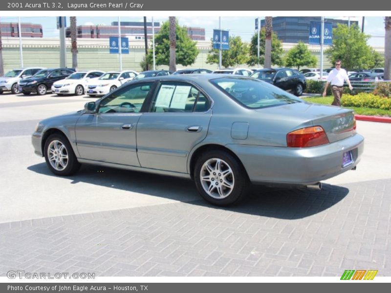 Laguna Green Pearl / Gray 2001 Acura TL 3.2