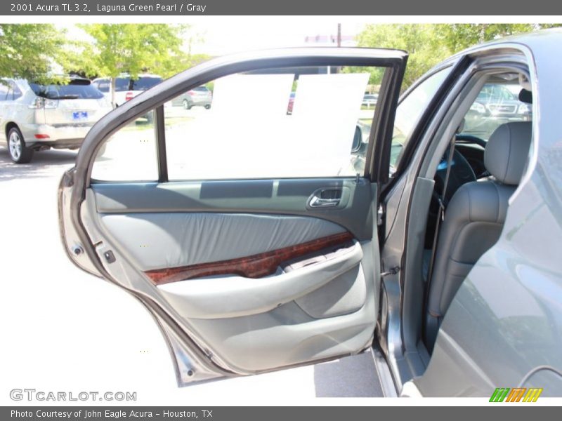 Laguna Green Pearl / Gray 2001 Acura TL 3.2