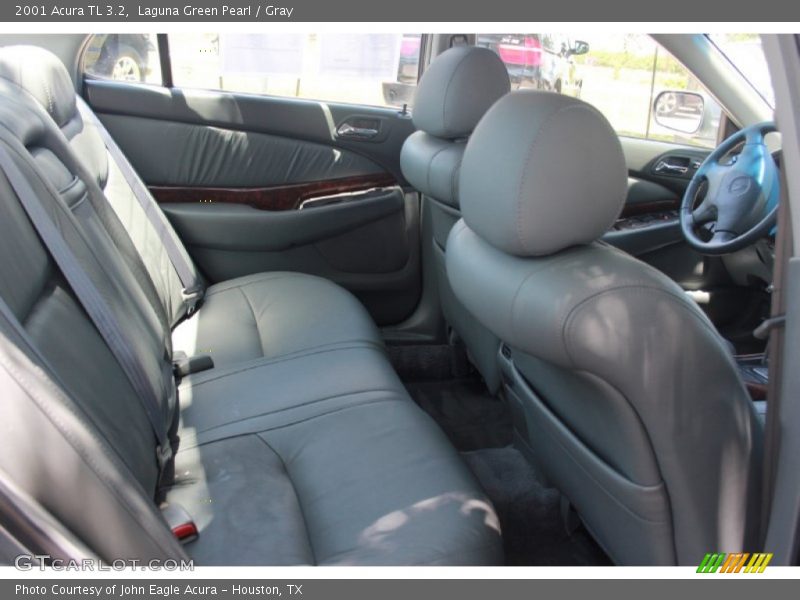 Laguna Green Pearl / Gray 2001 Acura TL 3.2