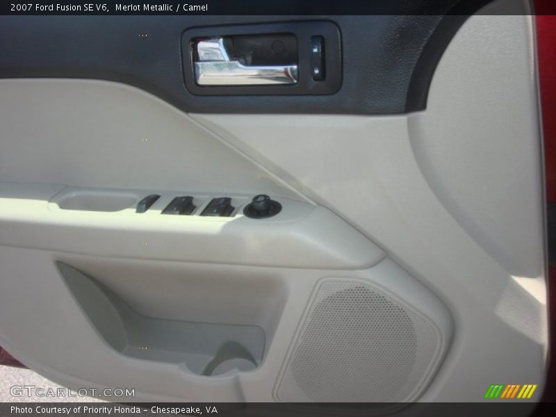 Merlot Metallic / Camel 2007 Ford Fusion SE V6