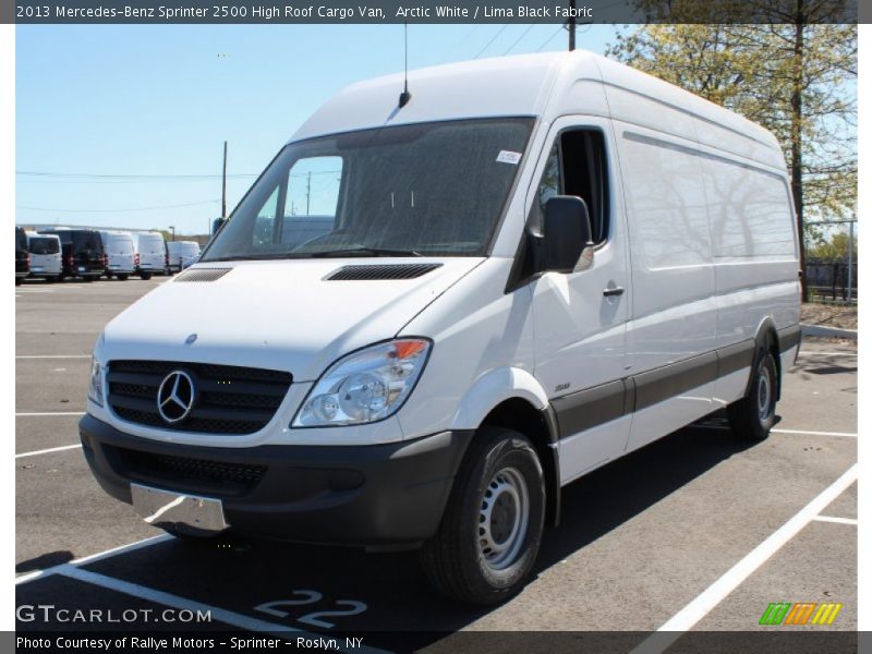 Arctic White / Lima Black Fabric 2013 Mercedes-Benz Sprinter 2500 High Roof Cargo Van