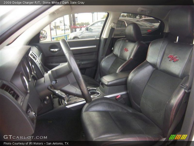 Stone White / Dark Slate Gray 2009 Dodge Charger R/T