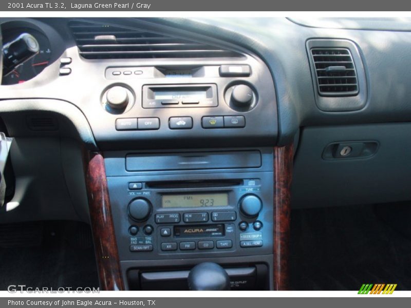 Laguna Green Pearl / Gray 2001 Acura TL 3.2