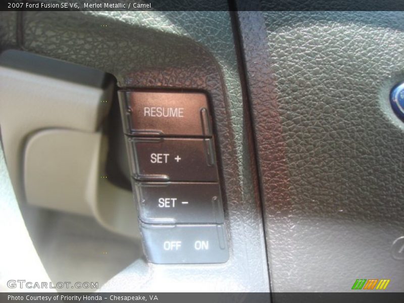 Merlot Metallic / Camel 2007 Ford Fusion SE V6