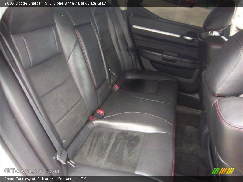 Stone White / Dark Slate Gray 2009 Dodge Charger R/T