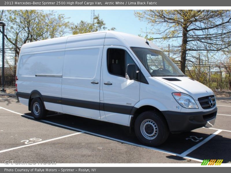 Front 3/4 View of 2013 Sprinter 2500 High Roof Cargo Van