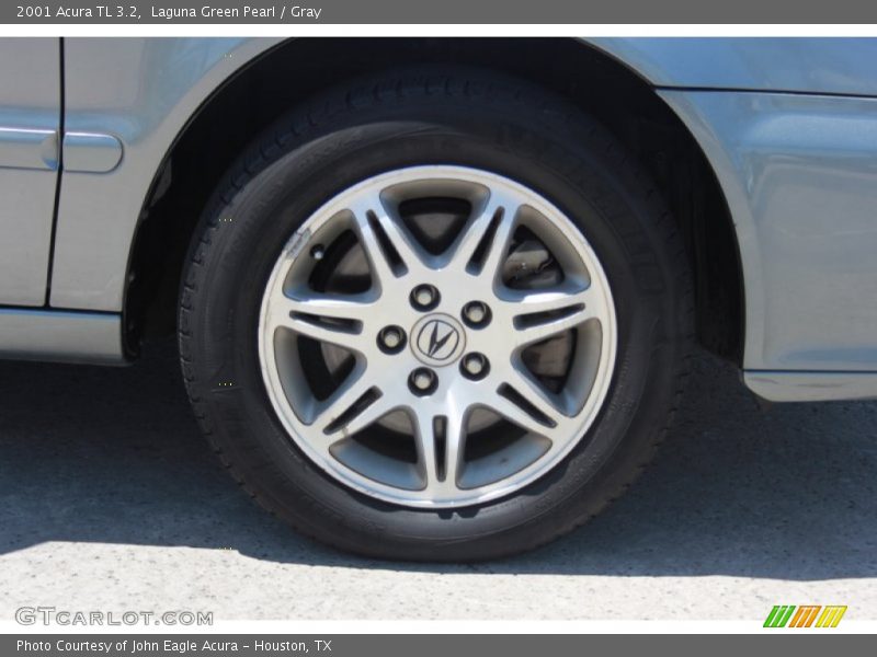 Laguna Green Pearl / Gray 2001 Acura TL 3.2
