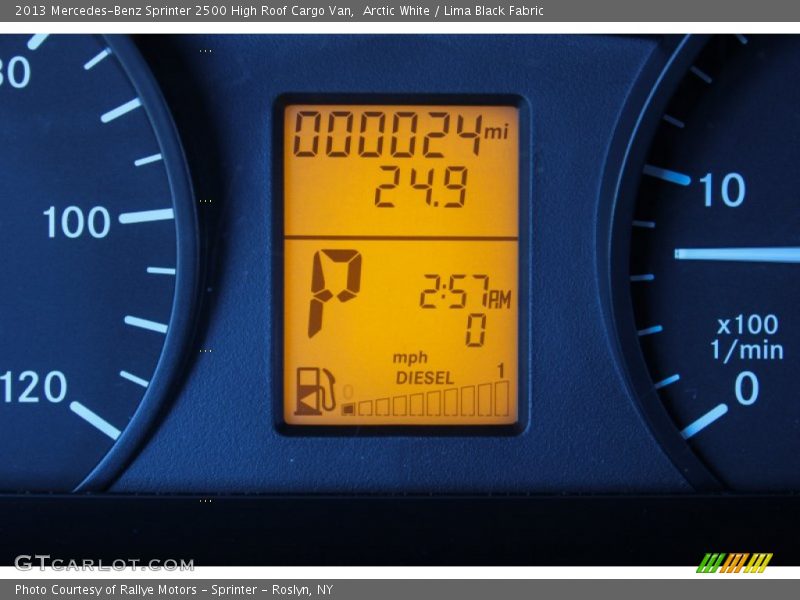 Arctic White / Lima Black Fabric 2013 Mercedes-Benz Sprinter 2500 High Roof Cargo Van