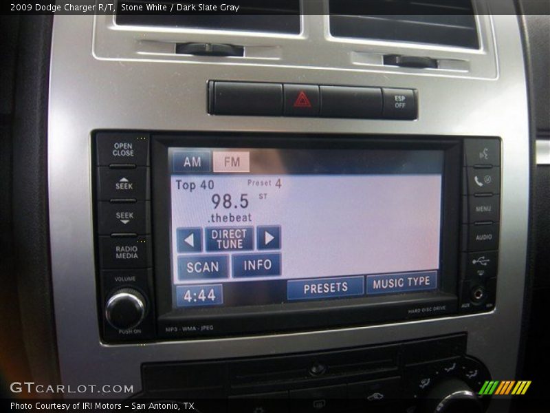 Stone White / Dark Slate Gray 2009 Dodge Charger R/T
