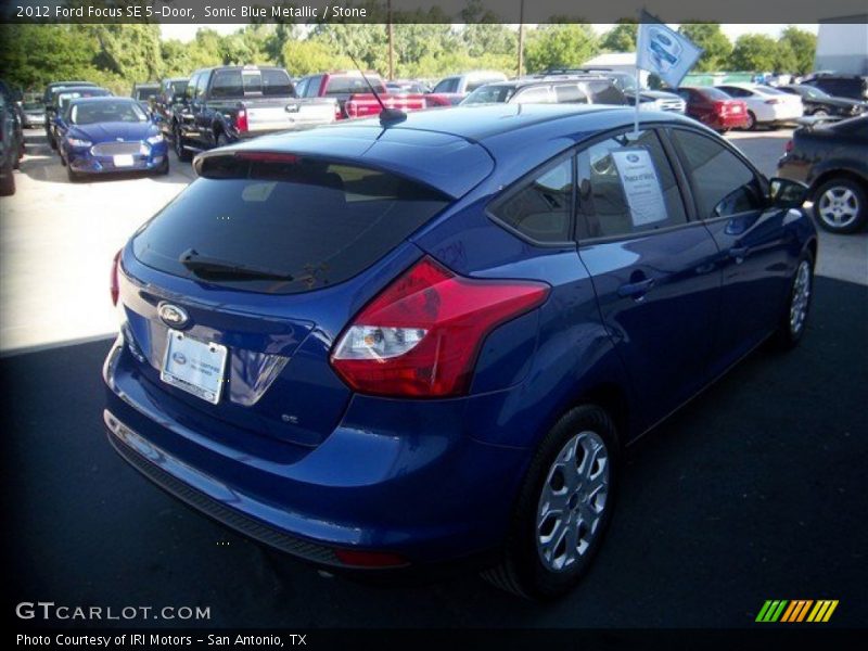 Sonic Blue Metallic / Stone 2012 Ford Focus SE 5-Door