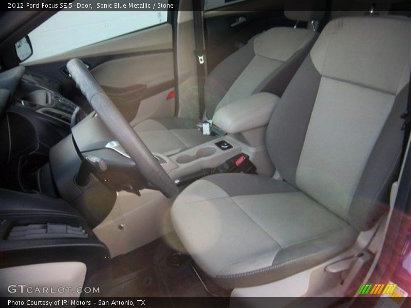 Sonic Blue Metallic / Stone 2012 Ford Focus SE 5-Door