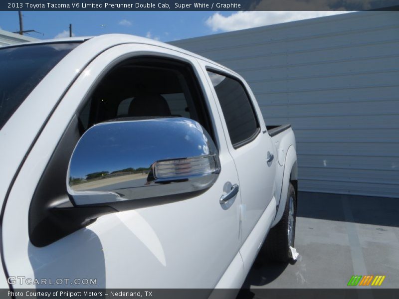 Super White / Graphite 2013 Toyota Tacoma V6 Limited Prerunner Double Cab