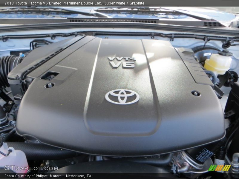 Super White / Graphite 2013 Toyota Tacoma V6 Limited Prerunner Double Cab