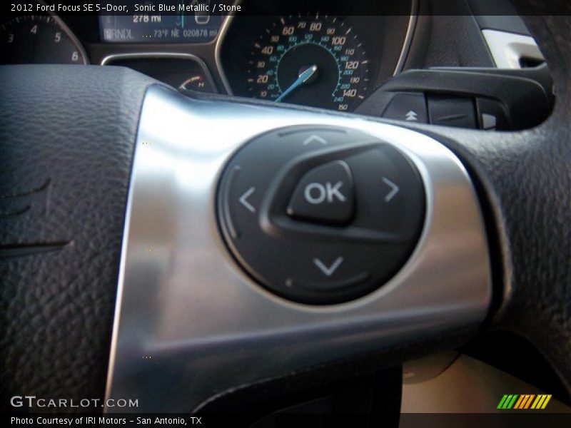 Sonic Blue Metallic / Stone 2012 Ford Focus SE 5-Door