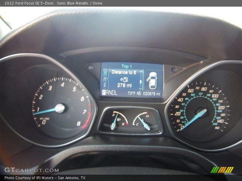 Sonic Blue Metallic / Stone 2012 Ford Focus SE 5-Door