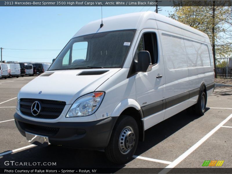 Arctic White / Lima Black Fabric 2013 Mercedes-Benz Sprinter 3500 High Roof Cargo Van