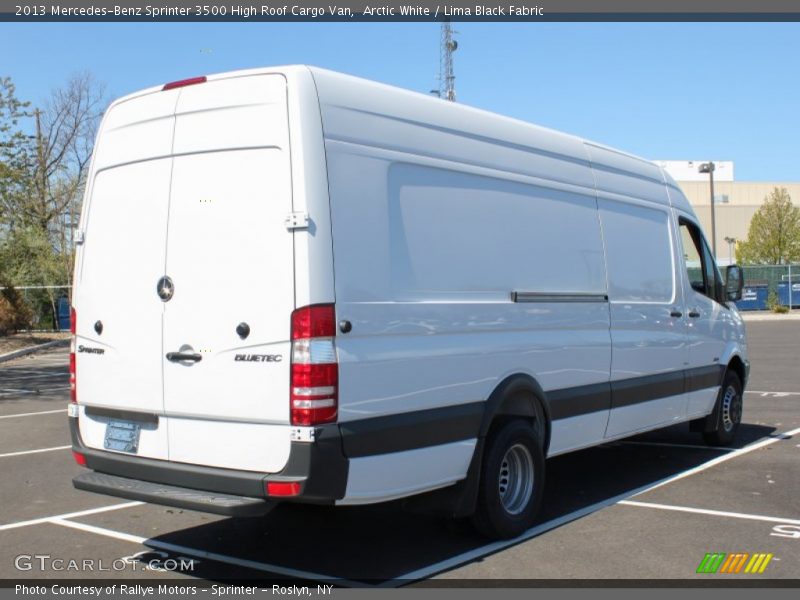 Arctic White / Lima Black Fabric 2013 Mercedes-Benz Sprinter 3500 High Roof Cargo Van