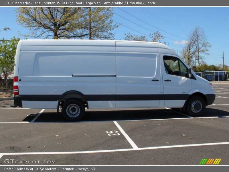 Arctic White / Lima Black Fabric 2013 Mercedes-Benz Sprinter 3500 High Roof Cargo Van