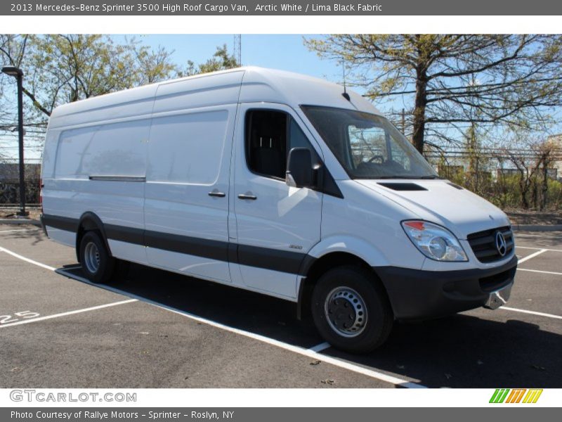 Arctic White / Lima Black Fabric 2013 Mercedes-Benz Sprinter 3500 High Roof Cargo Van