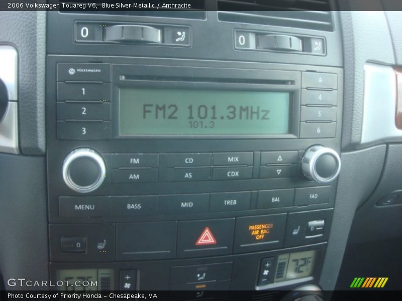 Blue Silver Metallic / Anthracite 2006 Volkswagen Touareg V6