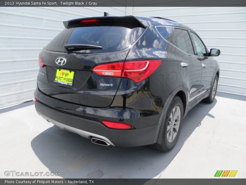 Twilight Black / Gray 2013 Hyundai Santa Fe Sport