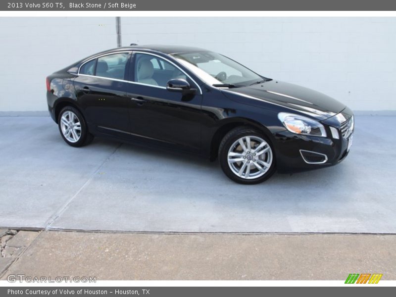 Black Stone / Soft Beige 2013 Volvo S60 T5