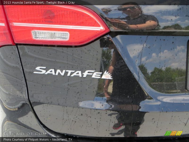 Twilight Black / Gray 2013 Hyundai Santa Fe Sport