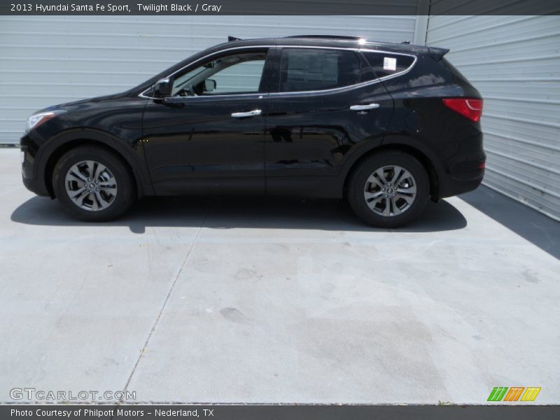 Twilight Black / Gray 2013 Hyundai Santa Fe Sport