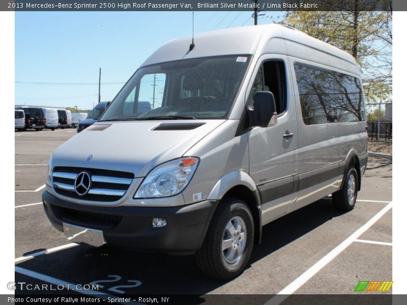 Brilliant Silver Metallic / Lima Black Fabric 2013 Mercedes-Benz Sprinter 2500 High Roof Passenger Van