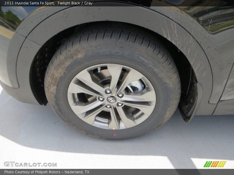 Twilight Black / Gray 2013 Hyundai Santa Fe Sport
