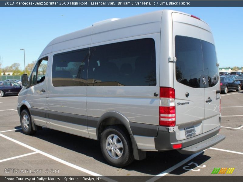 Brilliant Silver Metallic / Lima Black Fabric 2013 Mercedes-Benz Sprinter 2500 High Roof Passenger Van