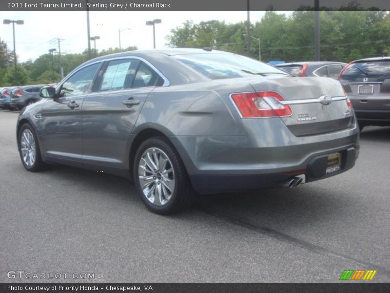 Sterling Grey / Charcoal Black 2011 Ford Taurus Limited