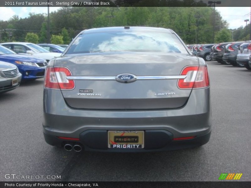 Sterling Grey / Charcoal Black 2011 Ford Taurus Limited