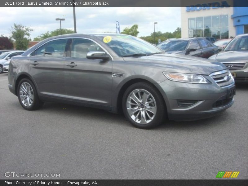 Sterling Grey / Charcoal Black 2011 Ford Taurus Limited