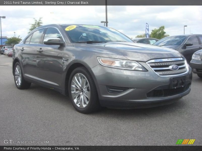 Sterling Grey / Charcoal Black 2011 Ford Taurus Limited