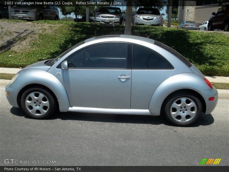 Reflex Silver Metallic / Grey 2003 Volkswagen New Beetle GLS Coupe