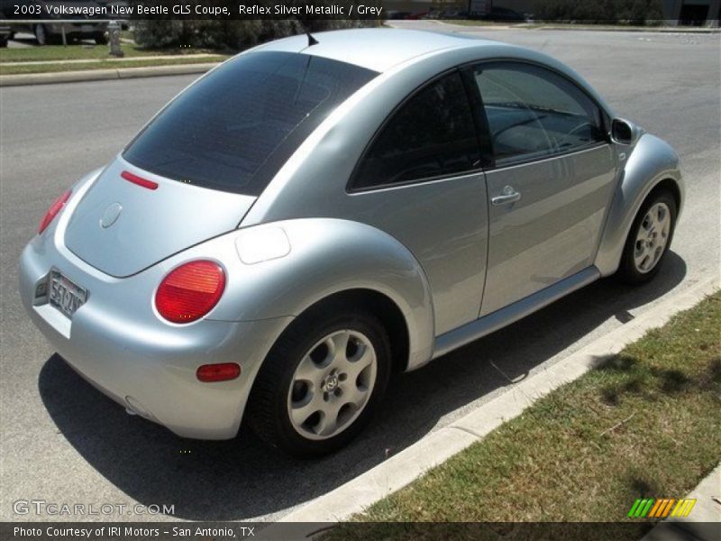 Reflex Silver Metallic / Grey 2003 Volkswagen New Beetle GLS Coupe