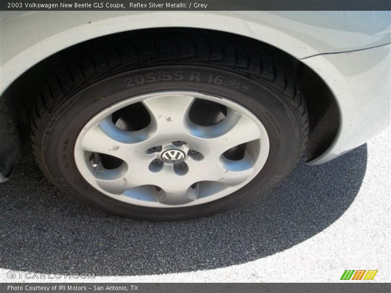 Reflex Silver Metallic / Grey 2003 Volkswagen New Beetle GLS Coupe