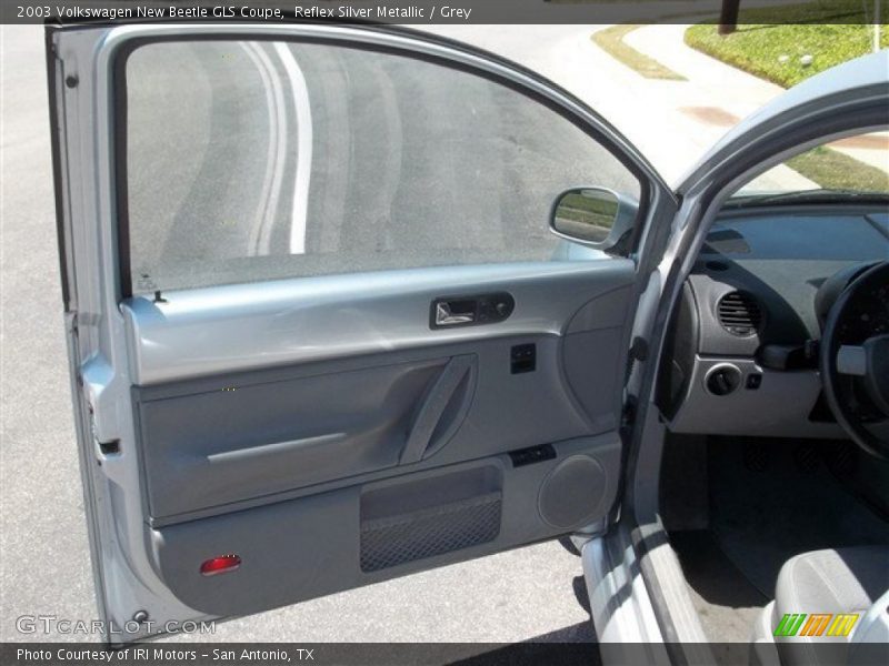 Reflex Silver Metallic / Grey 2003 Volkswagen New Beetle GLS Coupe
